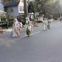 July 4: Women in Revolutionary War Garb at American Bicentennial Parade, 1976.