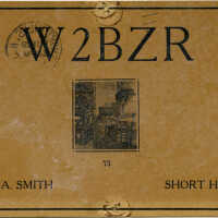 Radio: Douglas A. Smith W2BZR Ham Radio Operator Postcard