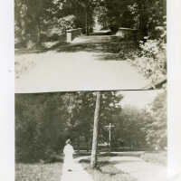 Bridge Over a Stream & Woman On a Path, c. 1906