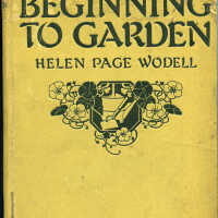 Helen Paige Wodell, Beginning to Garden, 1928