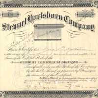 Hartshorn: Stewart Hartshorn Company Stock Bond Issued to Cora Hartshorn, 1948