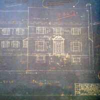 Blueprints for 1930 house for J.P. Campanella
