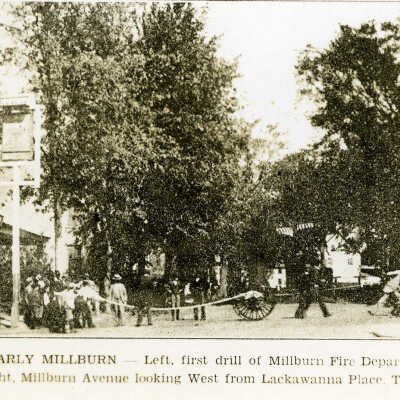 Millburn Fire Department's First Drill, 1890s