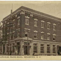 Bank: First National Bank Building, Millburn, 1918