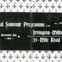 Irvington-Millburn Road Race: Official Souvenir Program, 1900