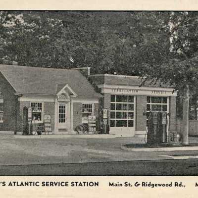 Fred Vogel's Atlantic Service Station, Millburn