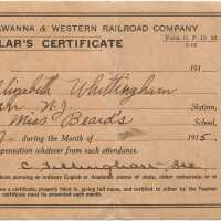 Whittingham: Delaware Lakawanna & Western RR Company Scholar