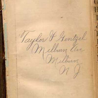 Gentzel's Store Ledger for 1893-1894
