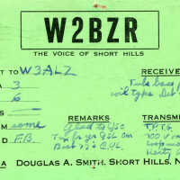 Radio: Douglas A. Smith W2BZR Ham Radio Operator Postcard