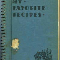 Wyoming Community Church: Cookbook "My Favorite Recipes," 1937