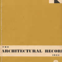 South Mountain School Preliminary Designs, "The Architectural Record," August 1934