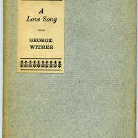 George Wither, "A Love Song," 1903