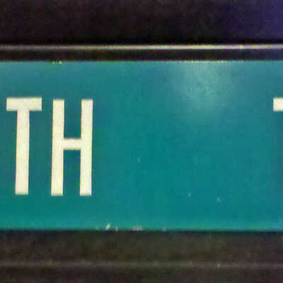South Terrace Street Sign