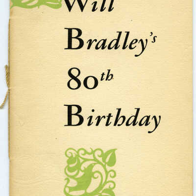 Bradley: Will Bradley's 80th Birthday, 1948