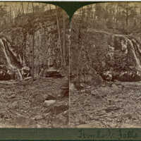 South Mountain Reservation: Stereoview of Hemlock Falls