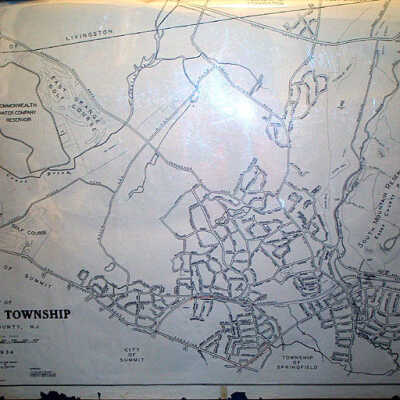 1934-39 Map of Millburn Township