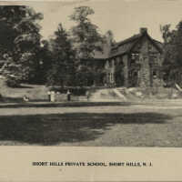 "Short Hills Private School," Short Hills Country Day School, c. 1900