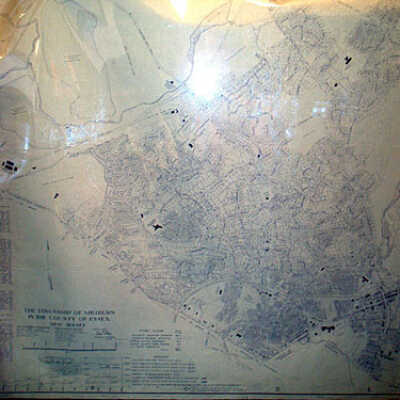 1960-1961 Planning Board Map of Millburn Township