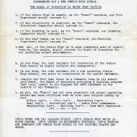 Millburn Schools Building Plan Letter Opposing the Construction of a new Millburn Junior High School, 1973