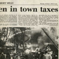 Racquets Club Fire Item Newspaper