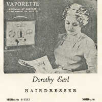 Dorothy Earl Hairdresser 1939 Advertisement