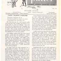 Canoe Brook Country Club 5/1957 "Putter" newsletter