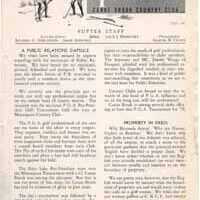 Canoe Brook Country Club 7/1957 "Putter" newsletter