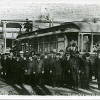 Trolley: First Trolley Car to Millburn, December 18, 1905