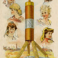 Hartshorn: Self-Acting Shade Rollers Firecracker Trade Card