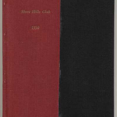 Short Hills Club Member Book, 1950