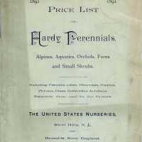 US Nurseries Price List of Hardy Perennials, 1891