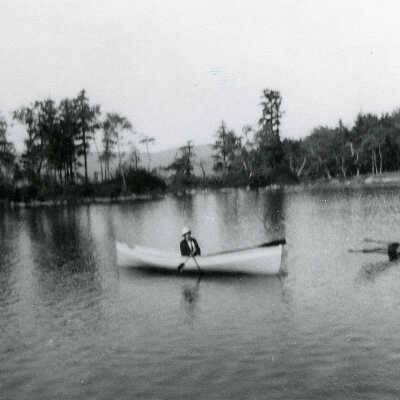 Hartshorn: Boat On Squam Lake, New Hampshire