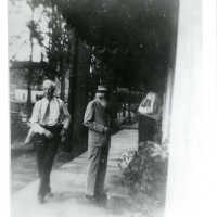 Stewart Hartshorn & Joe Collins at Squam Lake, New Hampshire