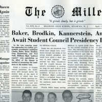 Millburn High School 1957-1960 "Miller" newsletters