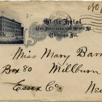 Barrell, Mary W Envelope