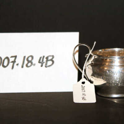 Woman's Club of Millburn: Silverplate creamer from Woman's Club of Millburn
