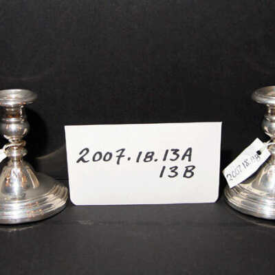 Woman's Club of Millburn: Sterling candlestick pair from Woman's Club of Millburn