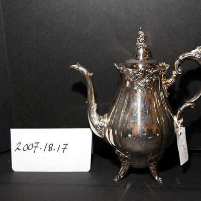 Woman's Club of Millburn: Silverplate coffee pot from Woman's Club of Millburn