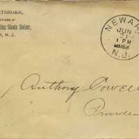 Hartshorn: Stewart Hartshorn Co to Anthony Powell Cancelled Envelope