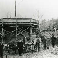          Andrew Collins Randall in foreground; Image Id #234
   