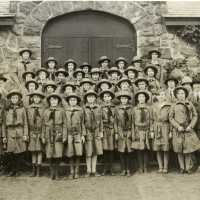 Scouts: Girl Scouts at Christ Church, c.1928-9