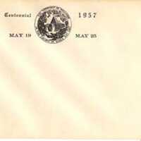 Millburn Centennial envelope, 1957