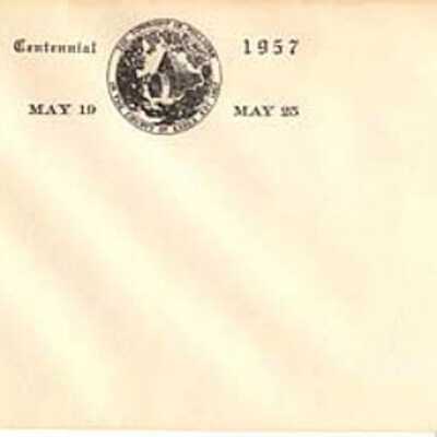 Millburn Centennial envelope, 1957