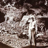 Hartshorn: Stewart Hartshorn in His Quarry, August 28, 1932