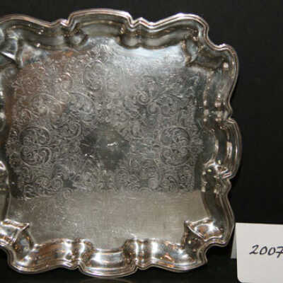 Women's Club of Millburn: Silverplate tray Woman's Club of Millburn