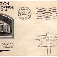          Dedication of the Millburn Post Office Commemorative Envelope, 1939 picture number 1
   