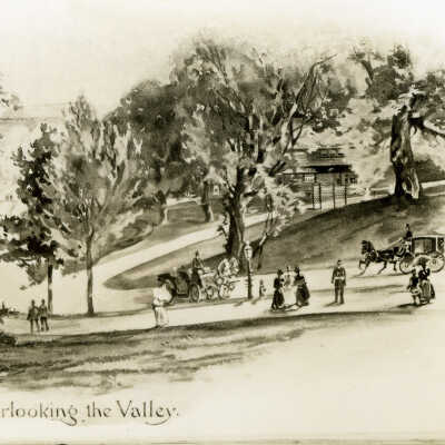 Hartshorn: Sketch Book of Short Hills: Overlooking The Valley