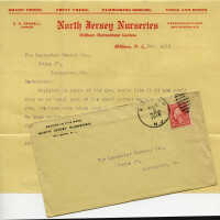 North Jersey Nurseries Correspondence, 1915