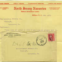 North Jersey Nurseries Correspondence, 1915