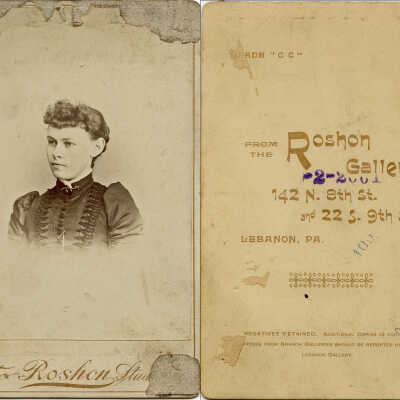 Ellis: Mrs. Hannah Ellis Carte de Visite Photograph